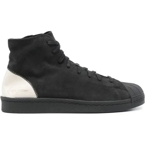 Sneakers with Suede Panels , male, Sizes: 11 UK, 4 1/2 UK, 10 1/2 UK, 5 1/2 UK, 4 UK, 9 1/2 UK, 6 UK, 7 UK, 10 UK, 8 UK, 6 1/2 UK - Y-3 - Modalova