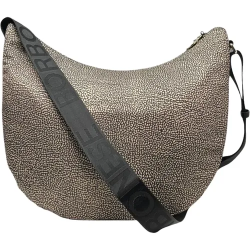 Luna Bag Medium - Stylish Shoulder Bag for Modern Women , female, Sizes: ONE SIZE - Borbonese - Modalova