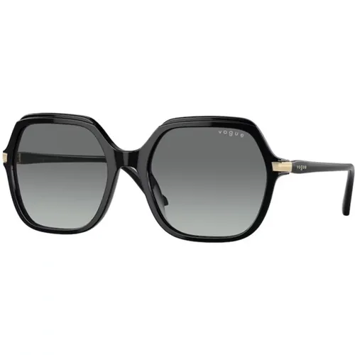 Frame with Gray Gradient Lenses , female, Sizes: 56 MM - Vogue - Modalova