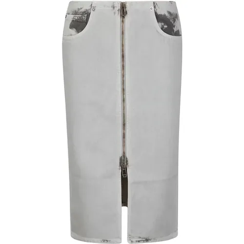 Midi Skirt , female, Sizes: W27, W26 - Haikure - Modalova