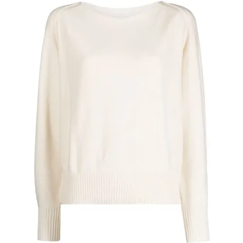 L/s seamed shoulder sweater , female, Sizes: M, S, XL, XS - DKNY - Modalova