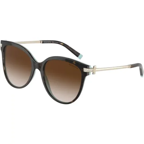 Stilvolle Sonnenbrille 81343B , Damen, Größe: 55 MM - Tiffany - Modalova