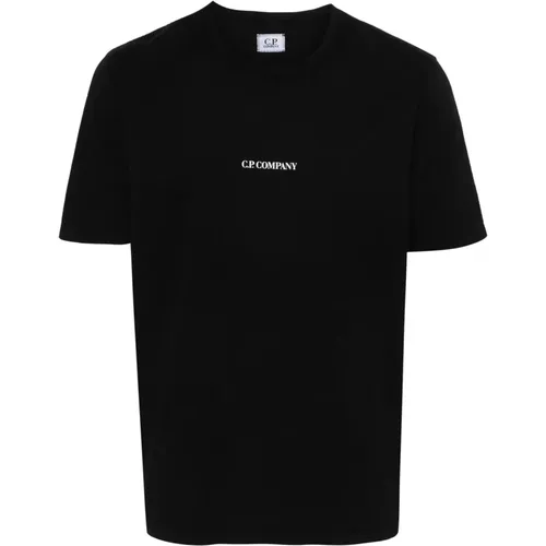Logo Cotton T-Shirt , male, Sizes: XL, L - C.P. Company - Modalova