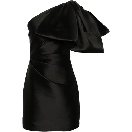 One-Shoulder Bow Dress , female, Sizes: XS, M, L, S, 2XS - Solace London - Modalova
