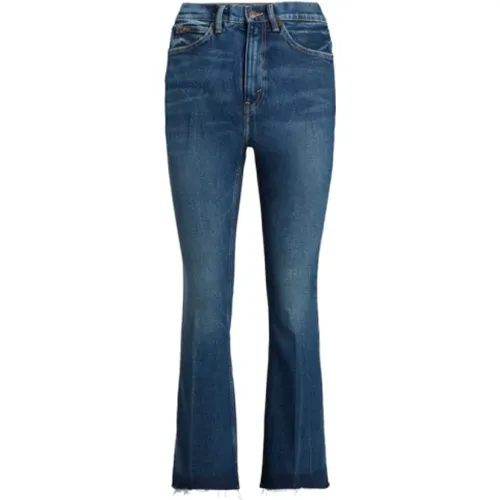 Sharona Crop Flare Jeans , Damen, Größe: W32 - Polo Ralph Lauren - Modalova