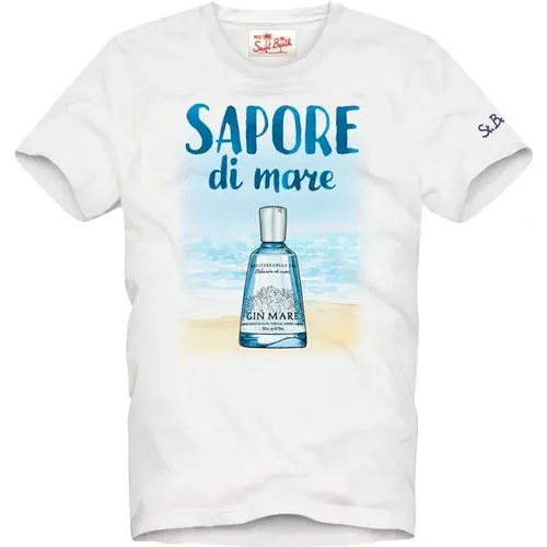 Gin Flavor T-Shirt , male, Sizes: XL - MC2 Saint Barth - Modalova