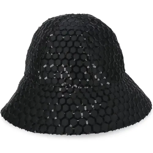 Sequin Detail Woman Hat , female, Sizes: S - Fabiana Filippi - Modalova