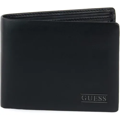 New Boston Billford Wallet , male, Sizes: ONE SIZE - Guess - Modalova