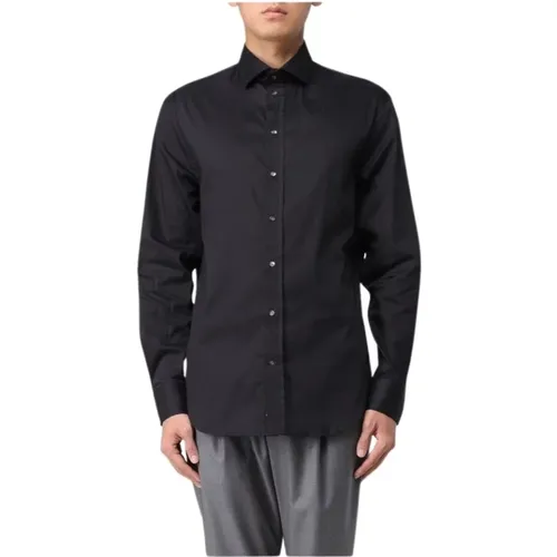 French Collar Shirt , male, Sizes: 2XL, L, 3XL, 6XL, 7XL, XL, M, 5XL - Emporio Armani - Modalova