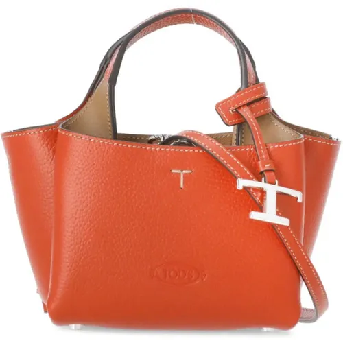 Leder Damen Tasche mit Griffen - TOD'S - Modalova