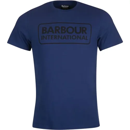 Essential Large Logo Motorcycle T-Shirt , male, Sizes: L, XL - Barbour - Modalova