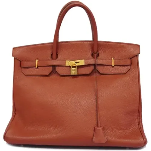 Pre-owned Leather totes , female, Sizes: ONE SIZE - Hermès Vintage - Modalova