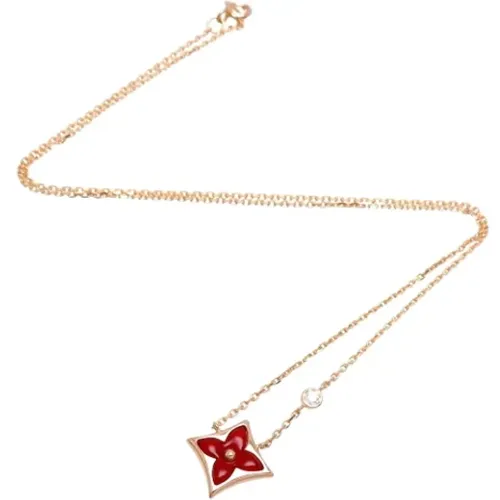 Pre-owned Rose Gold necklaces , female, Sizes: ONE SIZE - Louis Vuitton Vintage - Modalova