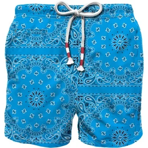 Bandana Print Swim Shorts , male, Sizes: XL, L - MC2 Saint Barth - Modalova