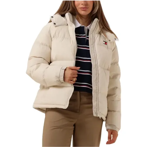 Alaska Puffer Jacke , Damen, Größe: L - Tommy Jeans - Modalova