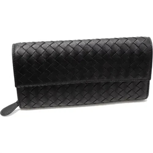 Pre-owned Leather wallets , female, Sizes: ONE SIZE - Bottega Veneta Vintage - Modalova