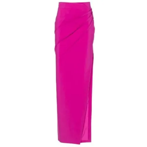 Bistretch Cady Skirt , female, Sizes: S, M - Genny - Modalova