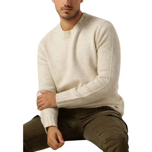 Herren Rundhals Strickpullover , Herren, Größe: M - DSTREZZED - Modalova