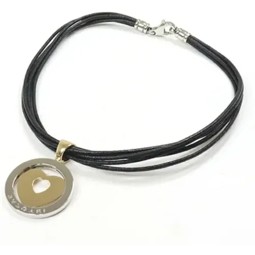 Pre-owned Stainless Steel necklaces , female, Sizes: ONE SIZE - Bvlgari Vintage - Modalova