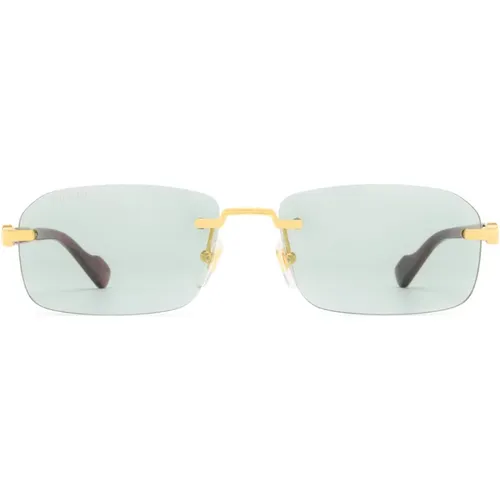 Quadratische Sonnenbrille für Männer und Frauen - Gucci - Modalova