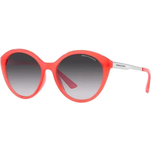 Rote Acetat Damen Sonnenbrille - Armani Exchange - Modalova