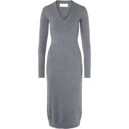 Long Dress Divo Grey , female, Sizes: M, S - SPORTMAX - Modalova