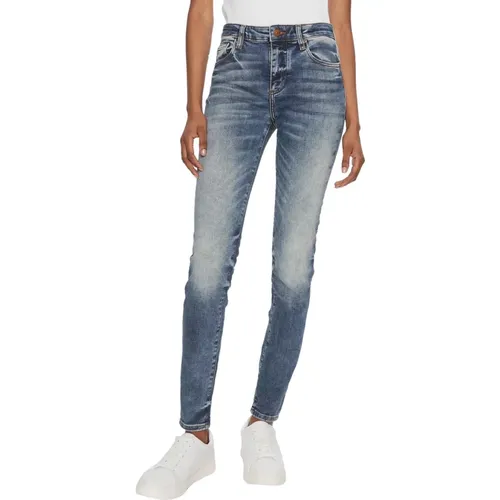 Slim-fit Jeans , Damen, Größe: W27 - Armani Exchange - Modalova