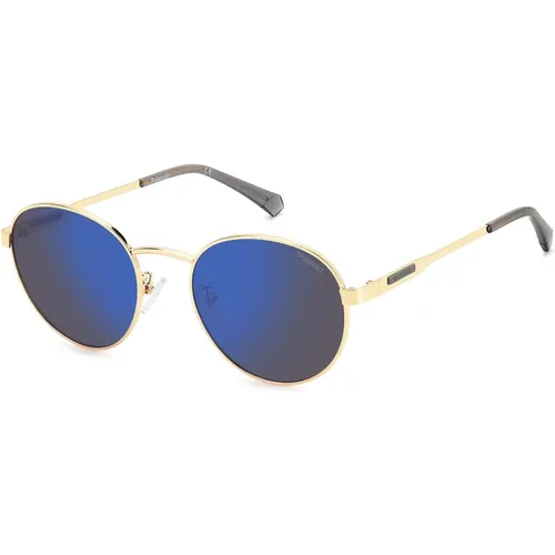 Sunglasses PLD 2144/G/S/X,Ruthenium/Green Sunglasses,Palladium/Blaue Sonnenbrille - Polaroid - Modalova