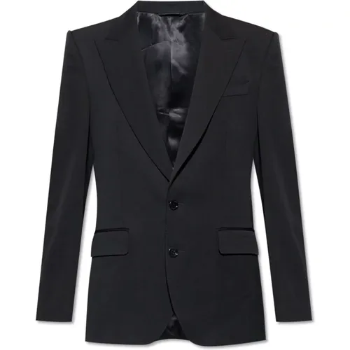 Wool blazer , male, Sizes: M, L - Dolce & Gabbana - Modalova