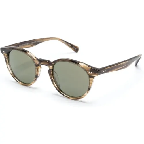 Green Sunglasses with Case and Guarantee , unisex, Sizes: 50 MM, 48 MM - Oliver Peoples - Modalova