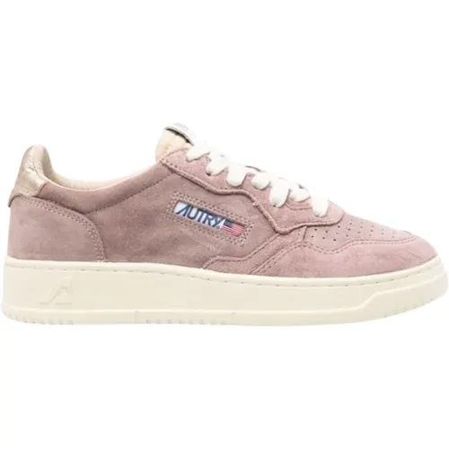 Low Suede Medalist Sneakers , female, Sizes: 3 UK - Autry - Modalova