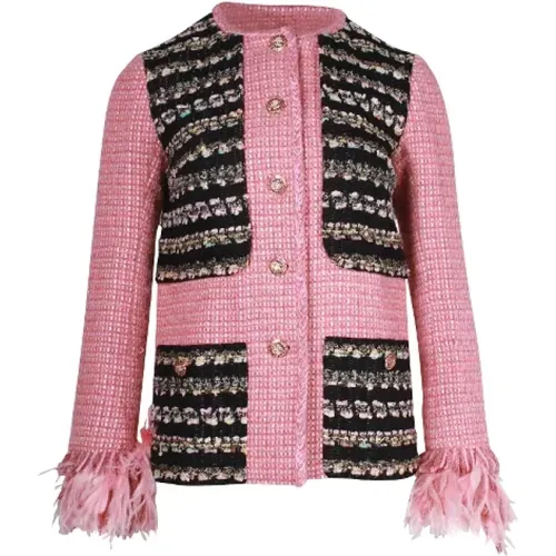 Pre-owned Wool outerwear , female, Sizes: S - Chanel Vintage - Modalova