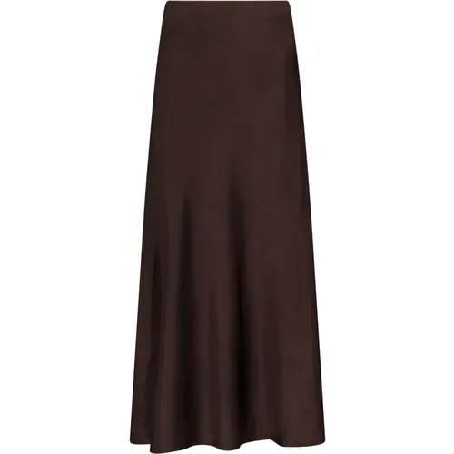 Satin Skirt , female, Sizes: S, XL, M - NEO NOIR - Modalova