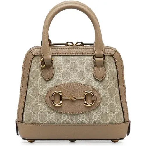 Pre-owned Coated canvas handbags , female, Sizes: ONE SIZE - Gucci Vintage - Modalova