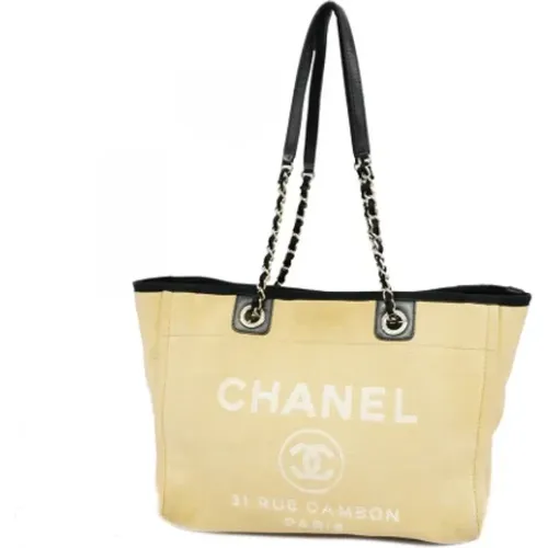 Pre-owned Canvas chanel-bags , female, Sizes: ONE SIZE - Chanel Vintage - Modalova