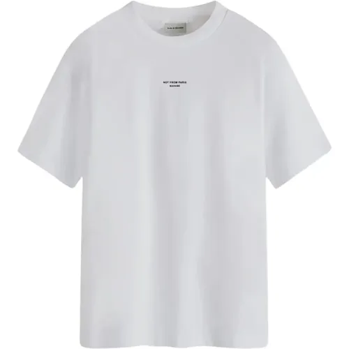 Classic Slogan T-Shirt , male, Sizes: XL, L - Drole de Monsieur - Modalova