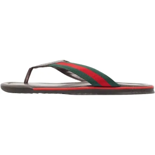 Pre-owned Fabric sandals , male, Sizes: 7 UK - Gucci Vintage - Modalova