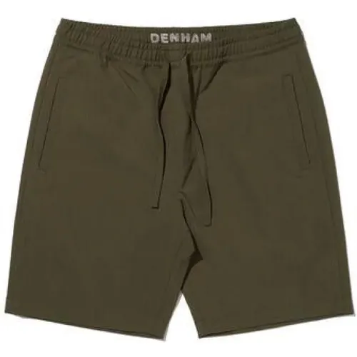 Grüne Ivy Shorts Stilvolle Herren Sommer , Herren, Größe: XL - Denham - Modalova