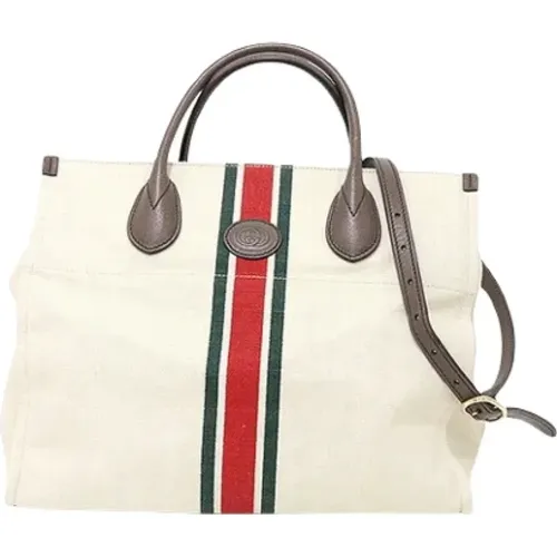 Pre-owned Canvas gucci-bags , female, Sizes: ONE SIZE - Gucci Vintage - Modalova