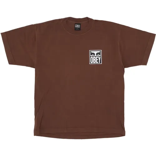 Sepia Eyes Icon Herren T-Shirt Obey - Obey - Modalova