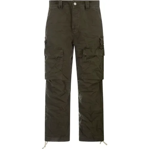 Cargo Pants Double Pocket , male, Sizes: L, M, S - Purple Brand - Modalova
