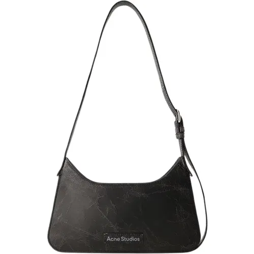 Mini Crackle Hobo Bag , female, Sizes: ONE SIZE - Acne Studios - Modalova