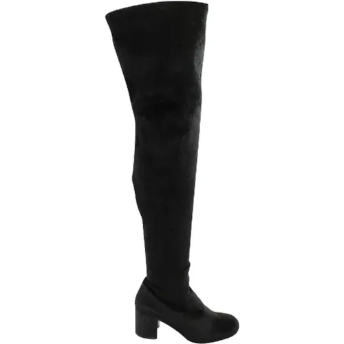 Pre-owned Velvet boots , female, Sizes: 4 UK - René Caovilla Pre-owned - Modalova