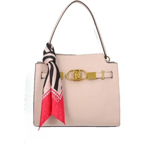 Elegant Rose Handbag with Adjustable Strap , female, Sizes: ONE SIZE - Liu Jo - Modalova