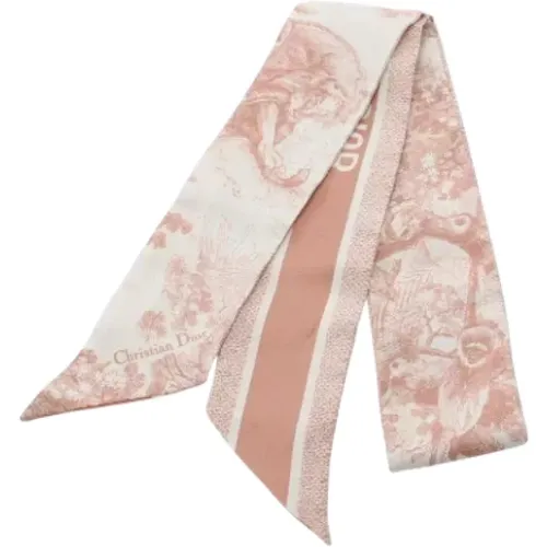 Pre-owned Silk scarves , female, Sizes: ONE SIZE - Dior Vintage - Modalova