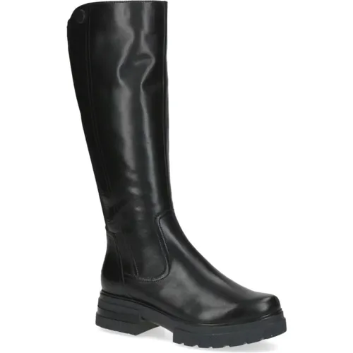 Schwarze Casual Geschlossene Stiefeletten , Damen, Größe: 38 EU - Caprice - Modalova