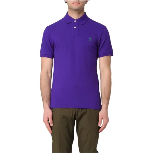Slim Cotton Polo Shirt , male, Sizes: XL, L, M - Polo Ralph Lauren - Modalova