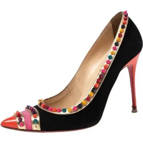 Pre-owned Leather heels , female, Sizes: 6 1/2 UK - Christian Louboutin Pre-owned - Modalova