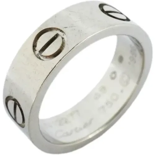 Pre-owned White Gold rings , female, Sizes: ONE SIZE - Cartier Vintage - Modalova