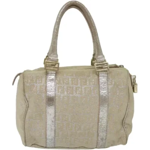 Pre-owned Canvas handbags , female, Sizes: ONE SIZE - Fendi Vintage - Modalova